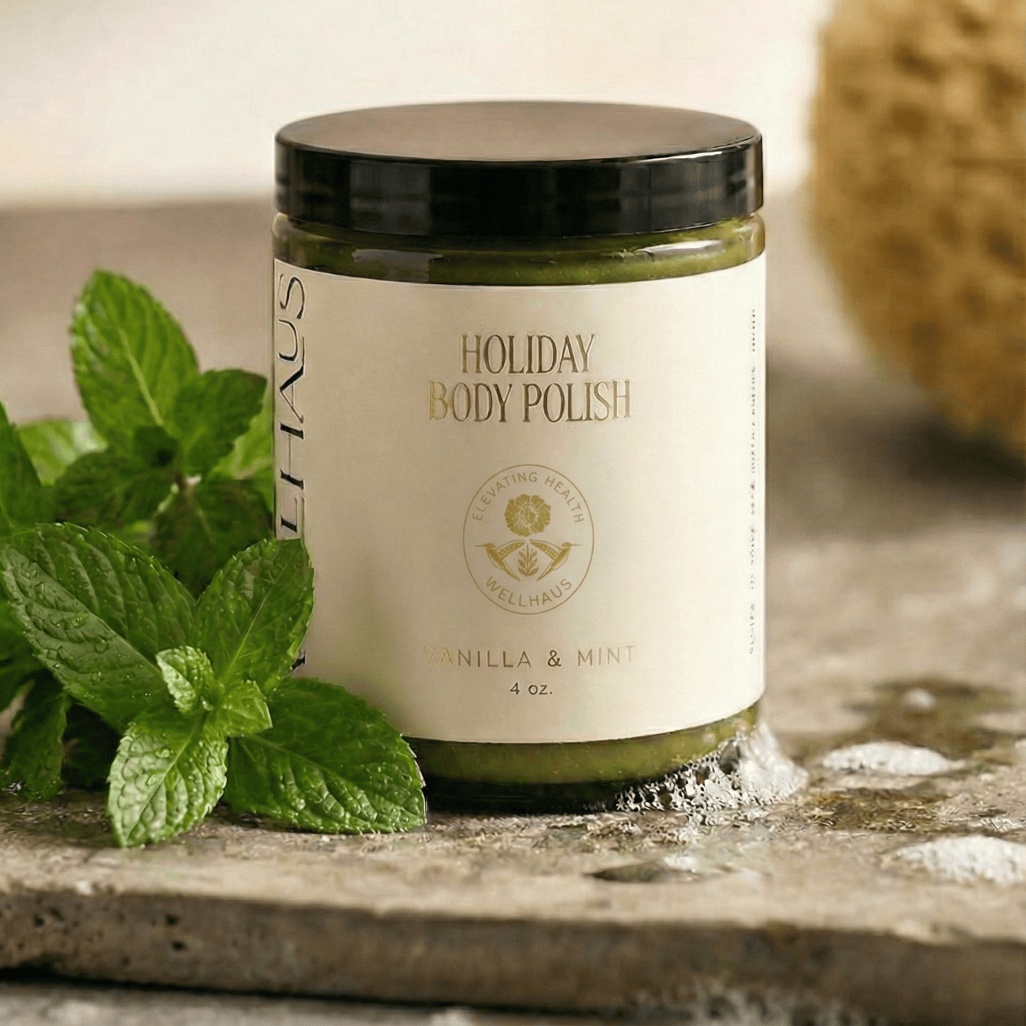 Holiday Vanilla & Mint Body Polish - WellHaus