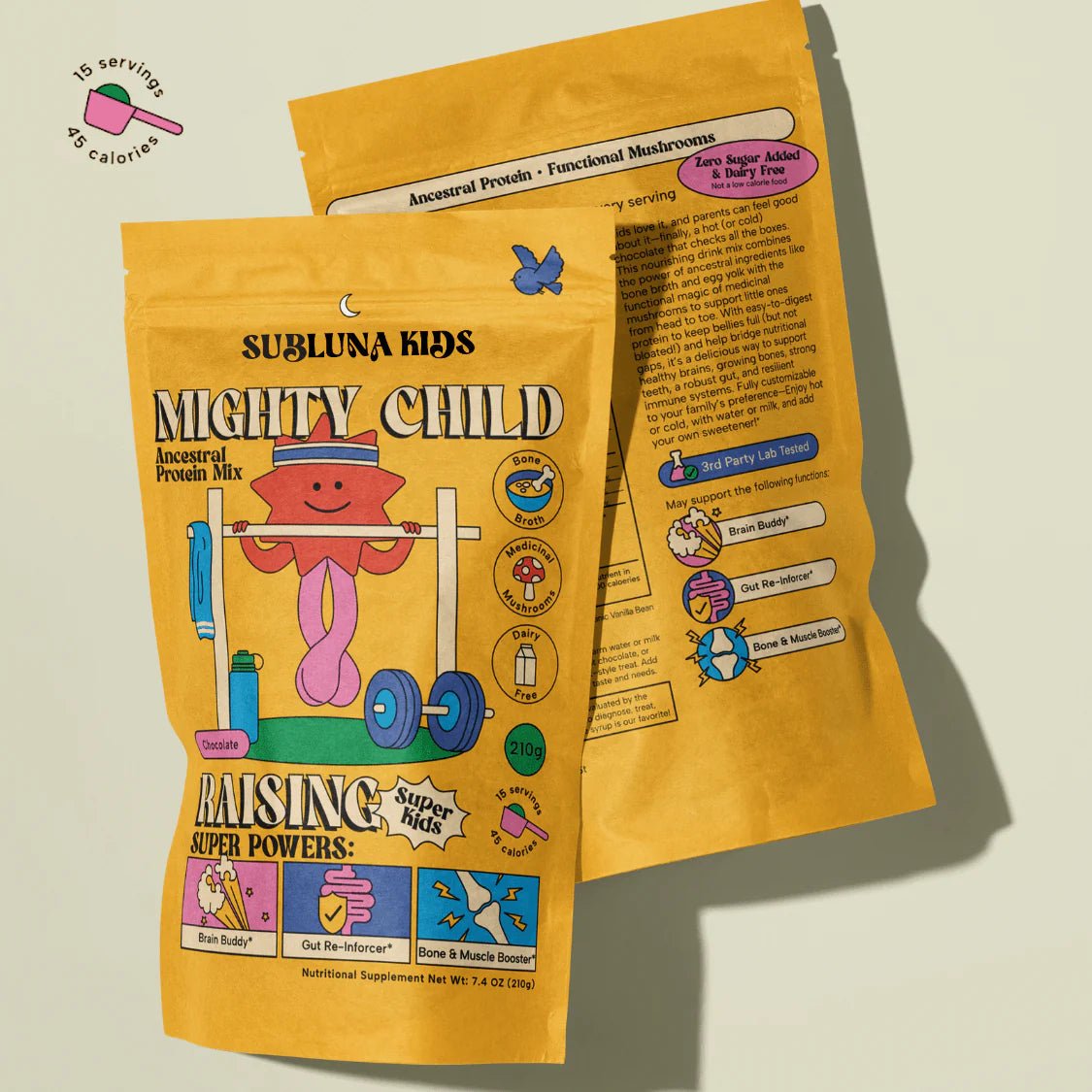 Mighty Child: Ancestral Protein Chocolate Mix - WellHaus
