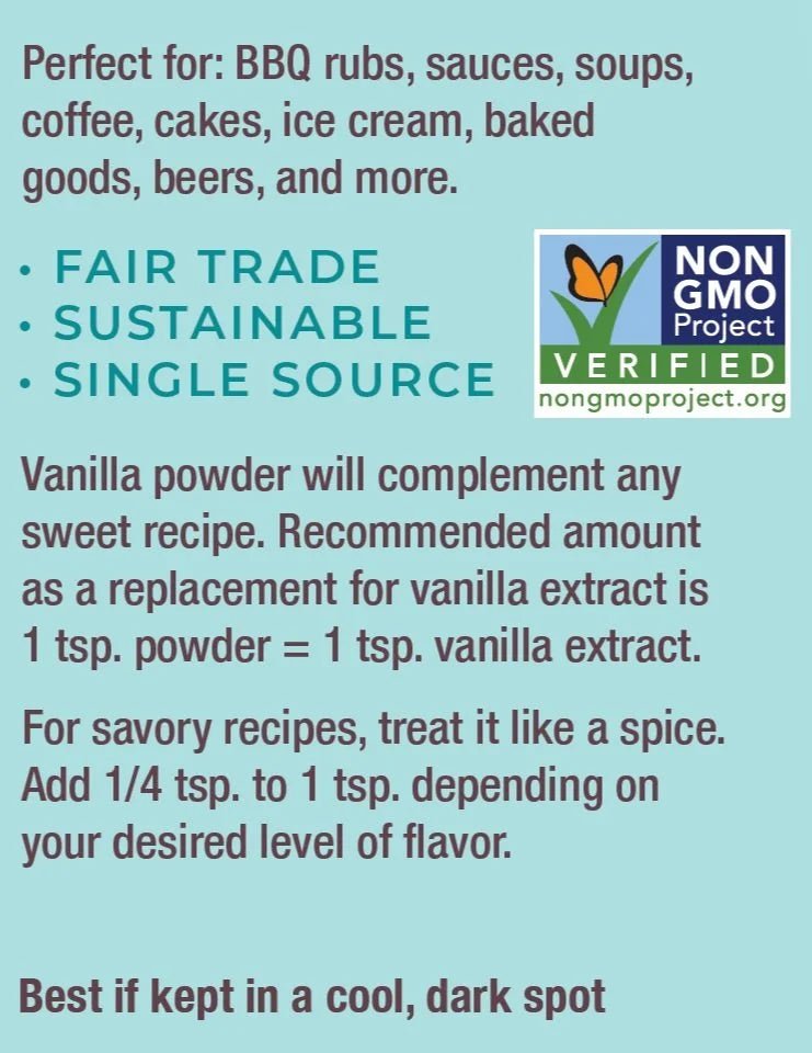 Pure Vanilla Bean Powder - WellHaus