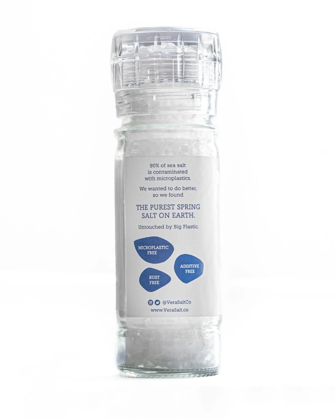 Spring Salt with Glass Grinder - WellHaus
