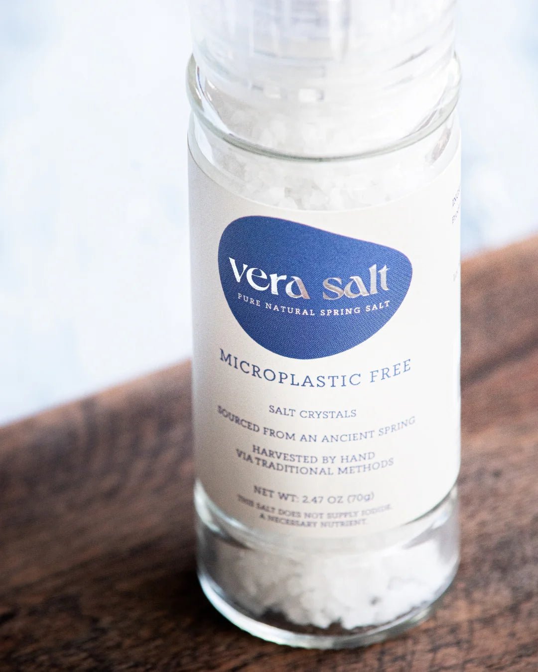 Spring Salt with Glass Grinder - WellHaus