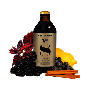 Curious No. 8 | Non - Alcoholic 'Black and Blue' Amaro - WellHaus