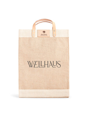 Jute & Cotton Market Tote - WellHaus