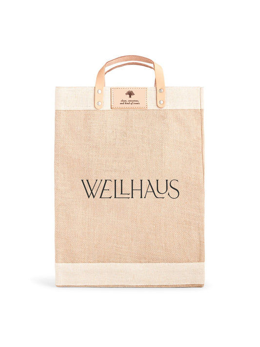 Jute & Cotton Market Tote - WellHaus