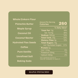Maple Pistachio Clean Cookie - WellHaus