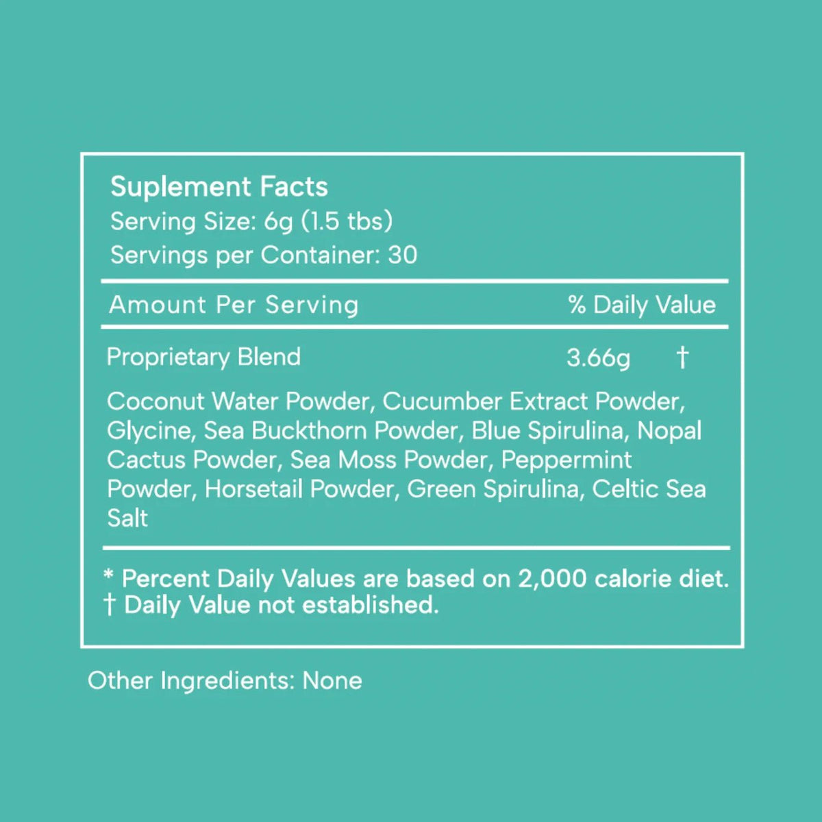 Mermaid Water Herbal Electrolyte Mix - WellHaus