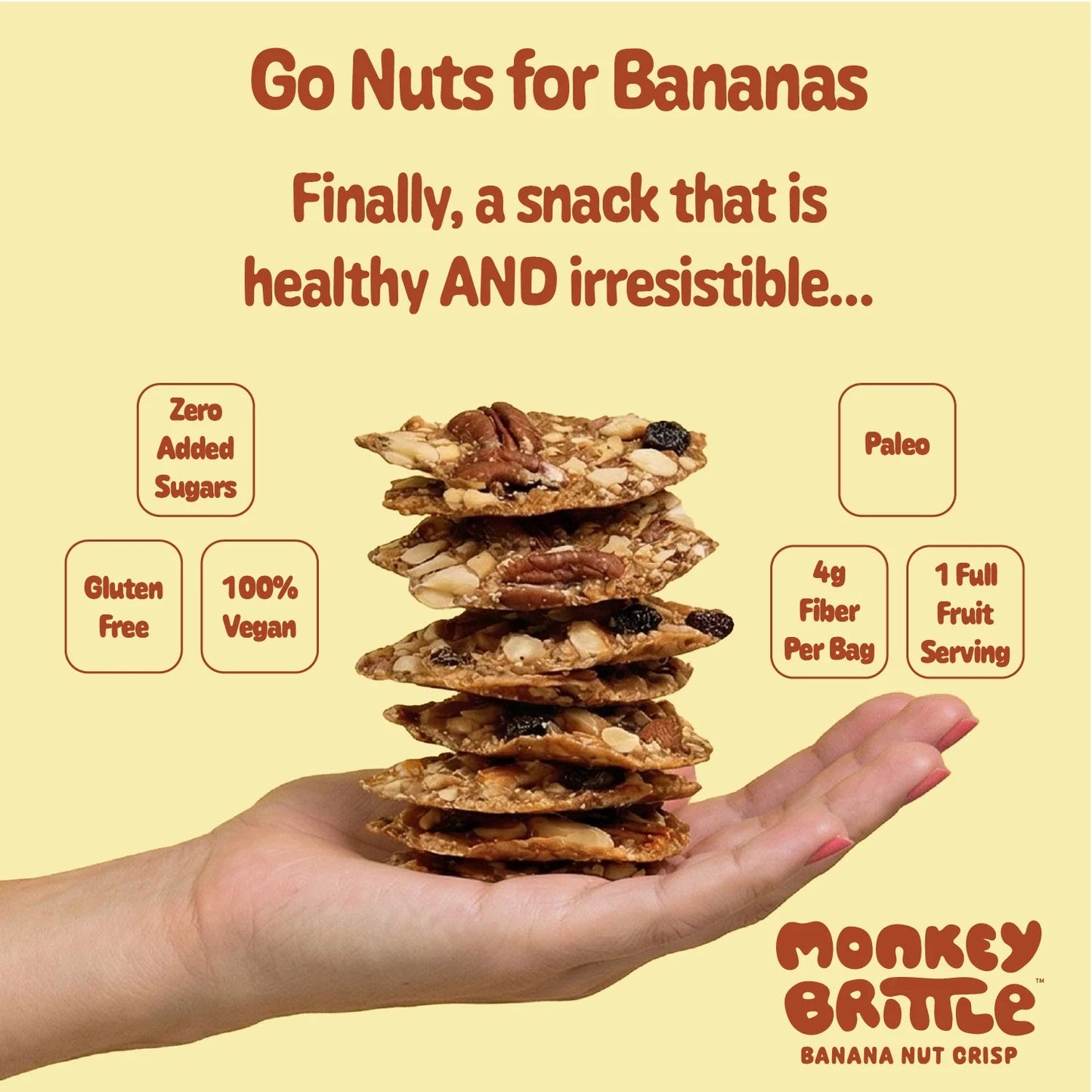 Monkey Brittle - 2 pack - WellHaus