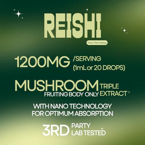 Reishi Mushroom Triple Extract® with Nano Extraction Technology - WellHaus