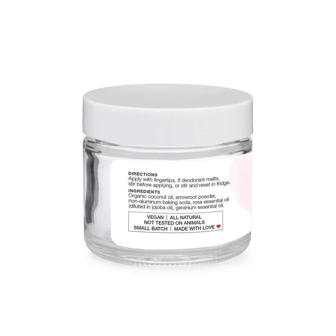 Rose & Geranium Deodorant Cream - WellHaus