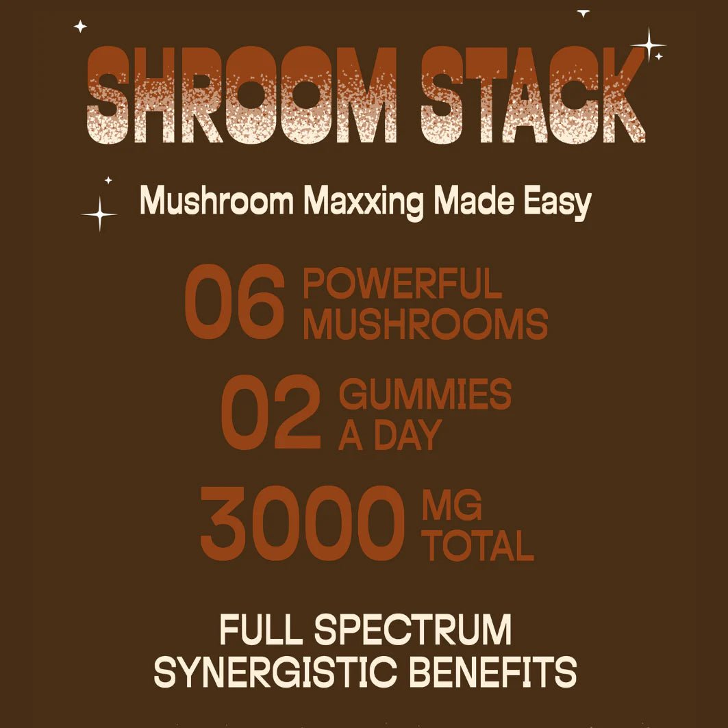 Shroom Stack: Medicinal Mushroom Gummies - WellHaus