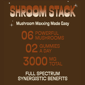 Shroom Stack: Medicinal Mushroom Gummies - WellHaus