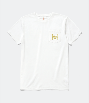 White Pocket Tee - WellHaus