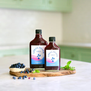 Wild Blueberry and Basil Shrub - WellHaus