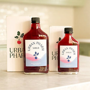 Wild Blueberry and Basil Shrub - WellHaus